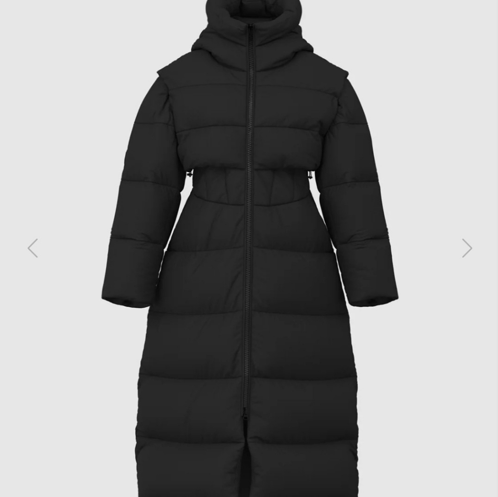 PADDED LONG LINE COAT